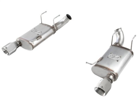 aFe MACH Force XP Exhaust 11-14 Ford Mustang GT V8-5.0L 3in. SS Axle-Back w/Polished Tips