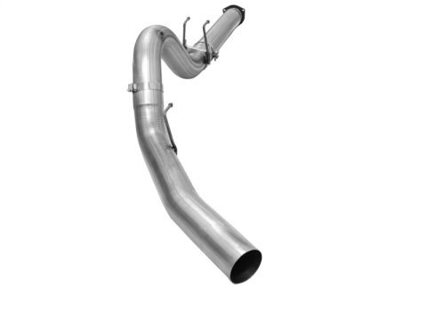 aFe MACH Force XP Exhaust 5in DPF-Back Stainless Steel Exhaust 2015 Ford Turbo Diesel V8 6.7L No Tip