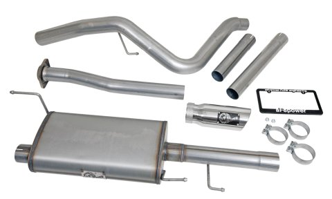 aFe MACHForce XP SS Exhaust 3in to 3.5in Cat-Back w/ Polished Tip 15 Ford F-150 EcoBoost V6 2.7/3.5L