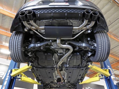 aFe POWER MACH Force-Xp 15-19 Volkswagen Golf R L4-2.0L(T) 304 SS Cat-Back Exhaust System Blue Tips