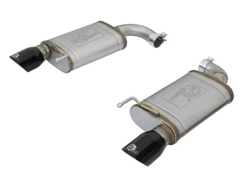 aFe MACH Force XP 2.5in 409 Stainless Axle Back Exhaust w/ Black Tips 15-17 Ford Mustang I4-2.3L (t)