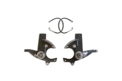 MaxTrac 82-04 Chevrolet S-10 2WD 3in Front Lift Spindles w/Extended DOT Compliant Brake Lines