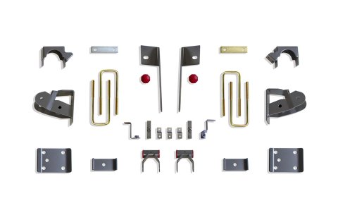 MaxTrac 2019+ GM C/K1500 2WD/4WD 4in Rear Adj. Lowering Flip Kit