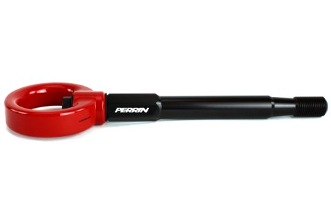 PERRIN 08-14 Subaru WRX/STI (Sedan) / 20-25 Outback All Models Tow Hook Kit (Rear) - Red