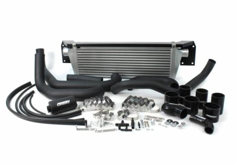 PERRIN 08-14 Subaru WRX Front Mount Intercooler Boost Tubes + Hardware - Black Tubes