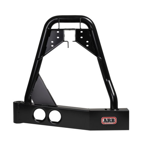 ARB W/Carrier Rear Step Towbar Lhs Blk 80 Series