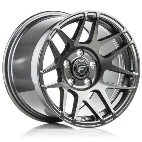 Forgestar F14 Drag 17x4.5 / 5x114.3 BP / ET-26 / 1.7in BS Satin Black Wheel