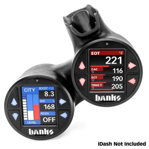 Banks Power 11-16 Ford Super Duty iDash Stealth Dual Gauge Pod Mount