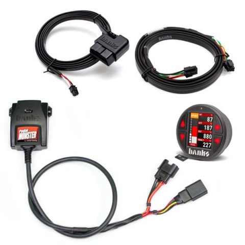 Banks Power Pedal Monster Kit Molex MX64 6 Way With iDash Data Pro