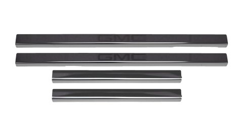 Putco 2020 GMC Sierra LD/HD - Crew Cab w/ GMC Etching (4pc) Black Platinum Door Sills