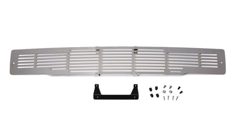 Putco 15-17 Ford F-150 - Stainless Steel Black Bar Design Bumper Grille Inserts