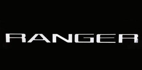 Putco 19-20 Ford Ranger - Stainless Steel Tailgate Letters RANGER