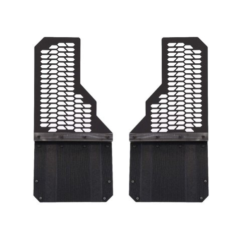 Putco 11-16 Ford SuperDuty - Set of 2 (Excl Dually Rear) Mud Skins - HDPE w/ Hex Shield
