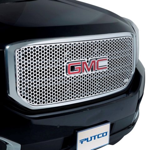 Putco 05-07 Ford SuperDuty - Including Side Vents Punch Stainless Steel Grilles