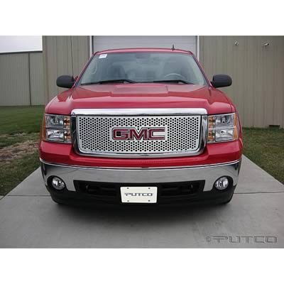 Putco 07-10 GMC Sierra HD Punch Stainless Steel Grilles