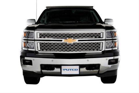 Putco 14-15 Chevy Silv LD - (Fits Grille w/ Z71 emblem) - Direct Replacement Insert Punch SS Grilles