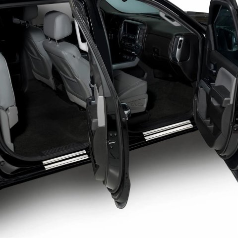 Putco 2020 Chevy Silverado LD/HD / GMC Sierra LD/HD - Crew Cab (4pc) Stainless Steel Door Sills