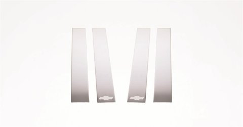 Putco 14-14 Chevrolet Silv HD - (Ext Cab) - 4pcs - SS Pillar Posts