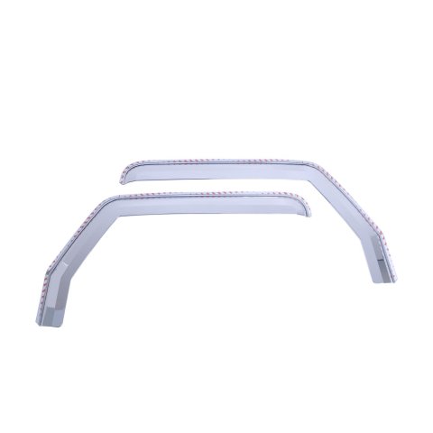 Putco 20-21 Jeep Gladiator JT/JL Element Chrome Window Visors (Front Only)