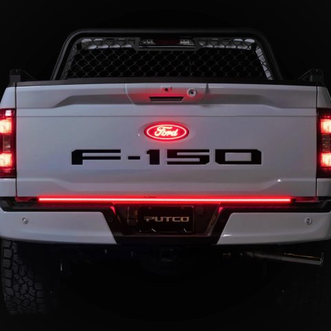 Putco 23-24 Ford SuperDuty F-250/F-350/F-450 60In Freedom Blade Tailgate Bars w/ Halogen Taillamps