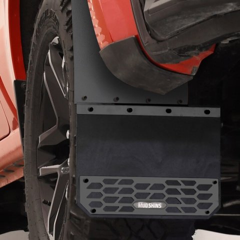 Putco 19-25 Chevrolet Silverado LD / GMC Sierra LD -(Rear) Set of 2 Mud Skins - Solid Black