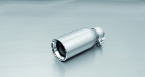 Remus 2006 Opel Corsa D (w/OE Sport Rear Skirt) 1.3L CDTi 102mm Rolled Edge Chromed Tail Pipe Set