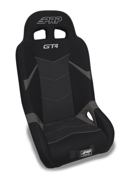 PRP 15-23 Polaris RZR XP4 1000 GT4 Rear Suspension Seat - Black/Gray