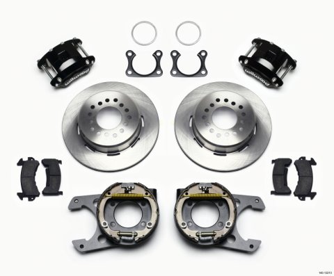 Wilwood D154 P/S Park Brake Kit Big Ford 2.36in Offset