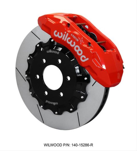 Wilwood TX6R Front Kit 15.50in Red 2004-08 Ford F150 - 4WD