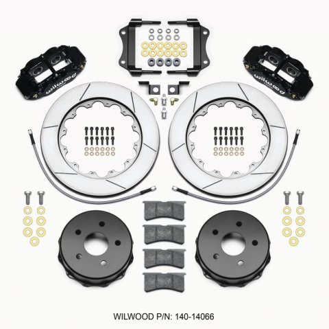 Wilwood Narrow Superlite 4R Rear Kit 14.00in 2007-up Jeep JK w/Lines