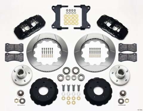 Wilwood AERO6 Front Hub Kit 14.00 Chevy C-10 60-87 CPP Drop Spindle