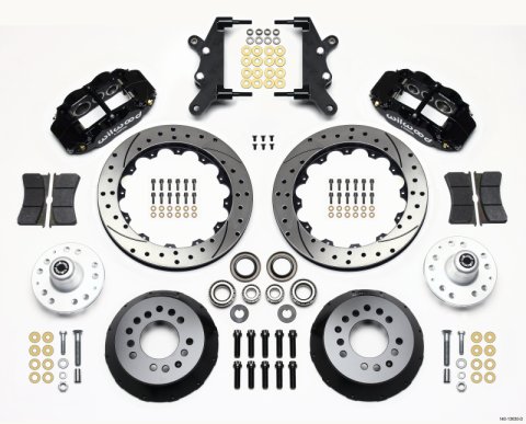 Wilwood Narrow Superlite 6R Front Hub Kit 12.88in Drilled 60-68 Ford / Mercury Full Size / Galaxie