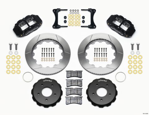 Wilwood Narrow Superlite 4R Front Hat Kit 14.00in 2007-Up Jeep Wrangler