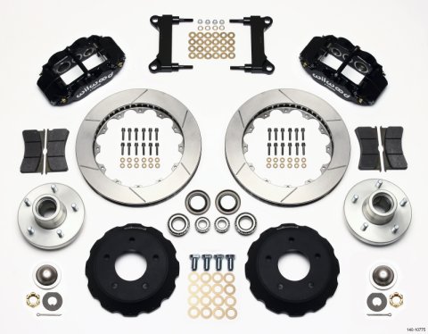 Wilwood Narrow Superlite 6R Front Hub Kit 13.06in Chevy C-10 60-87 CPP Drop Spindle