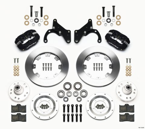Wilwood Forged Dynalite Front Kit 12.19in 69-70 Impala Drum/Disc 69-82 Vette
