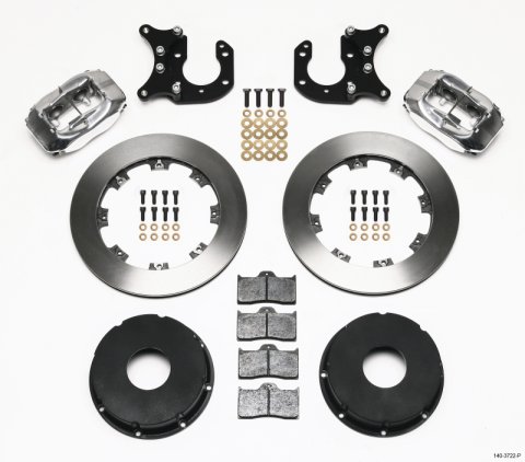 Wilwood Forged Dynalite P/S Rear Kit Polished Big Ford 2.36in Offset Currie Blank