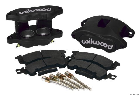 Wilwood D52 Front Caliper Kit - Type III Ano 2.00 / 2.00in Piston 1.28in Rotor
