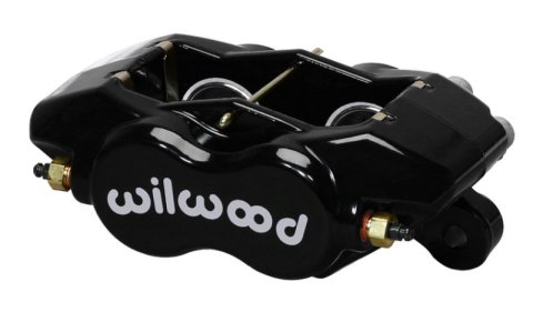 Wilwood Caliper-Forged Dynalite-Black 1.75in Pistons .81in Disc