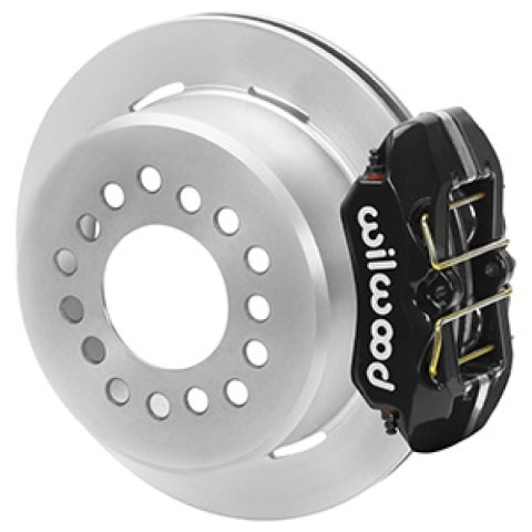 Wilwood Chevrolet 7-5/8in Rear Axle Dynapro Disc Brake Kit 11in Rotor -Black Caliper