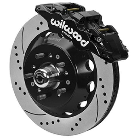Wilwood Forged 6 Piston Superlite Caliper, GT 72 Vane Vented Spec37 D&S Rotor - 14.00x1.25
