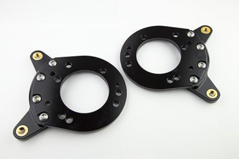 Wilwood Brackets (2) Lug Mount LH/RH 65-73 Ford Mustang 11.00in Rotor