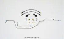 Wilwood M10-1.0 IF 10in. Flexline Kit 45 DEG NPT