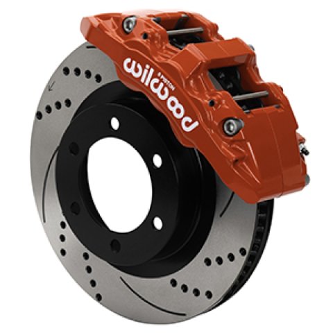 Wilwood 2022 Toyota Tundra/LC300 Aero6-DM Front Brake Kit 13.56 SRP Red Rotor W/Lines