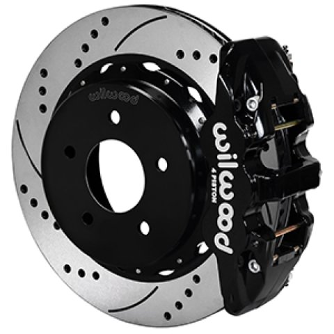 Wilwood 88-98 GM C1500 Aero4 SRP Rear Brake Kit 14in Rotor