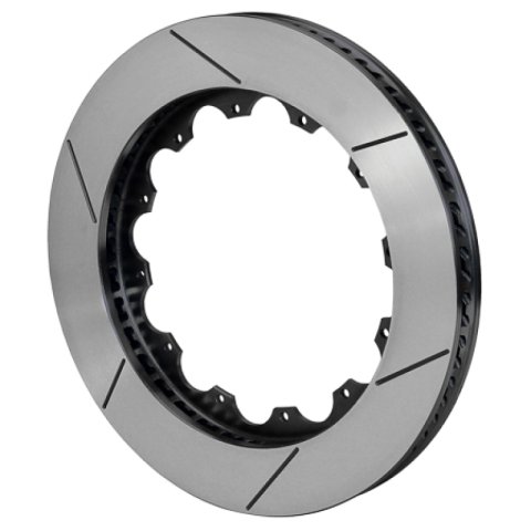 Wilwood GT 72 12x8.75 Curved Vane Spec-37 Left Rotor - Black