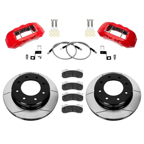 Wilwood TX6-DM Front Kit 15.00in Red 2023+ Ford F-250/F-350 4WD