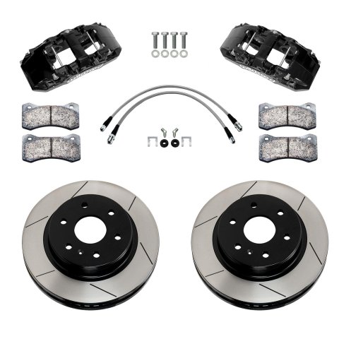 Wilwood 22-23 Mercedes-Benz Sprinter AWD 2500 Rear Aero4-DM 13.25in Kit w/ Lines - Black