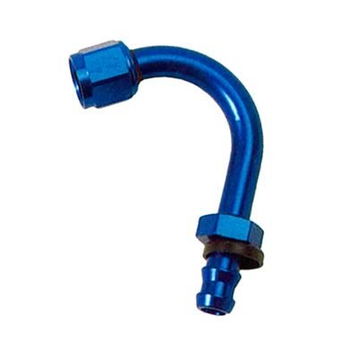 Russell Performance -6 AN Twist-Lok 120 Degree Hose End (1in Radius)