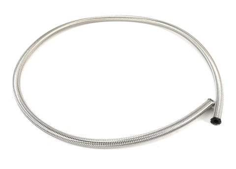 Russell Performance -4 AN ProFlex Stainless Steel Braided Hose (Pre-Packaged 3 Foot Roll)