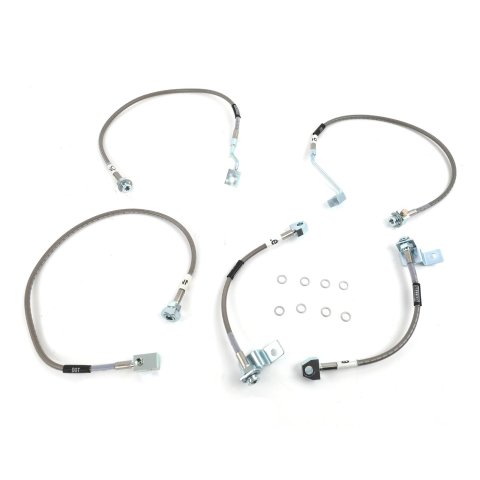 Russell Performance 99-06 Ford Excursion 4WD with 6in-8in lift Brake Line Kit